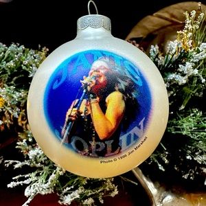 JANIS JOPLIN Santa’s RockShop Vintage Rock n Roll Christmas ornament!